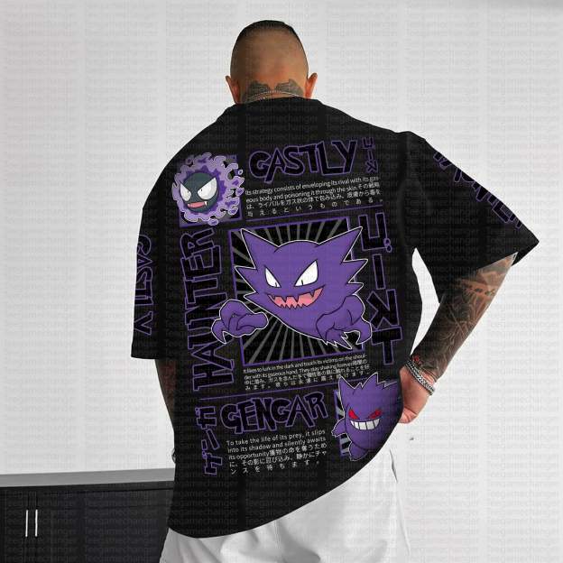 Unisex "Pokémon" Anime Inspired Vintage T-Shirt