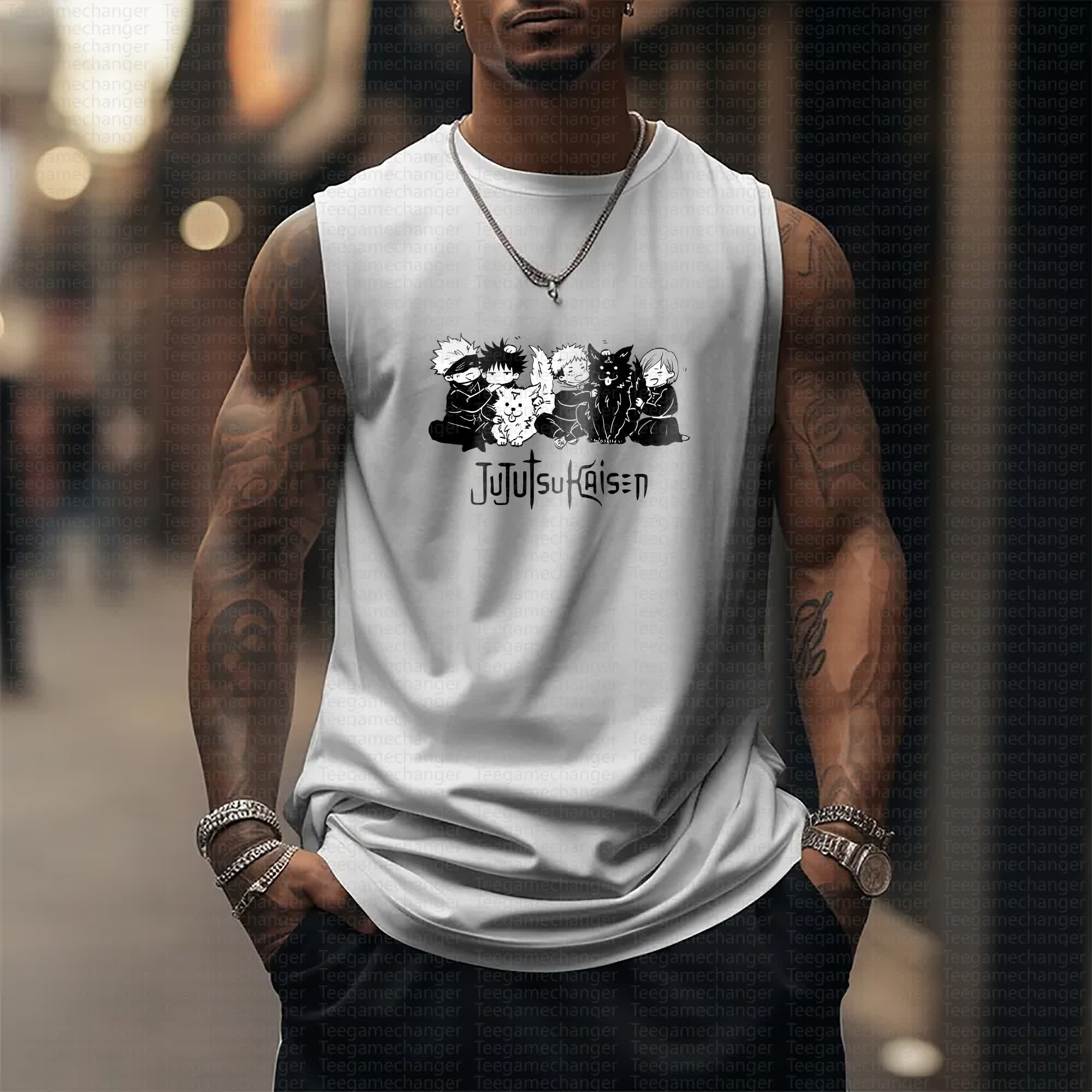 Unisex  “Jujutsu Kaisen” Casual Anime  Tank Top