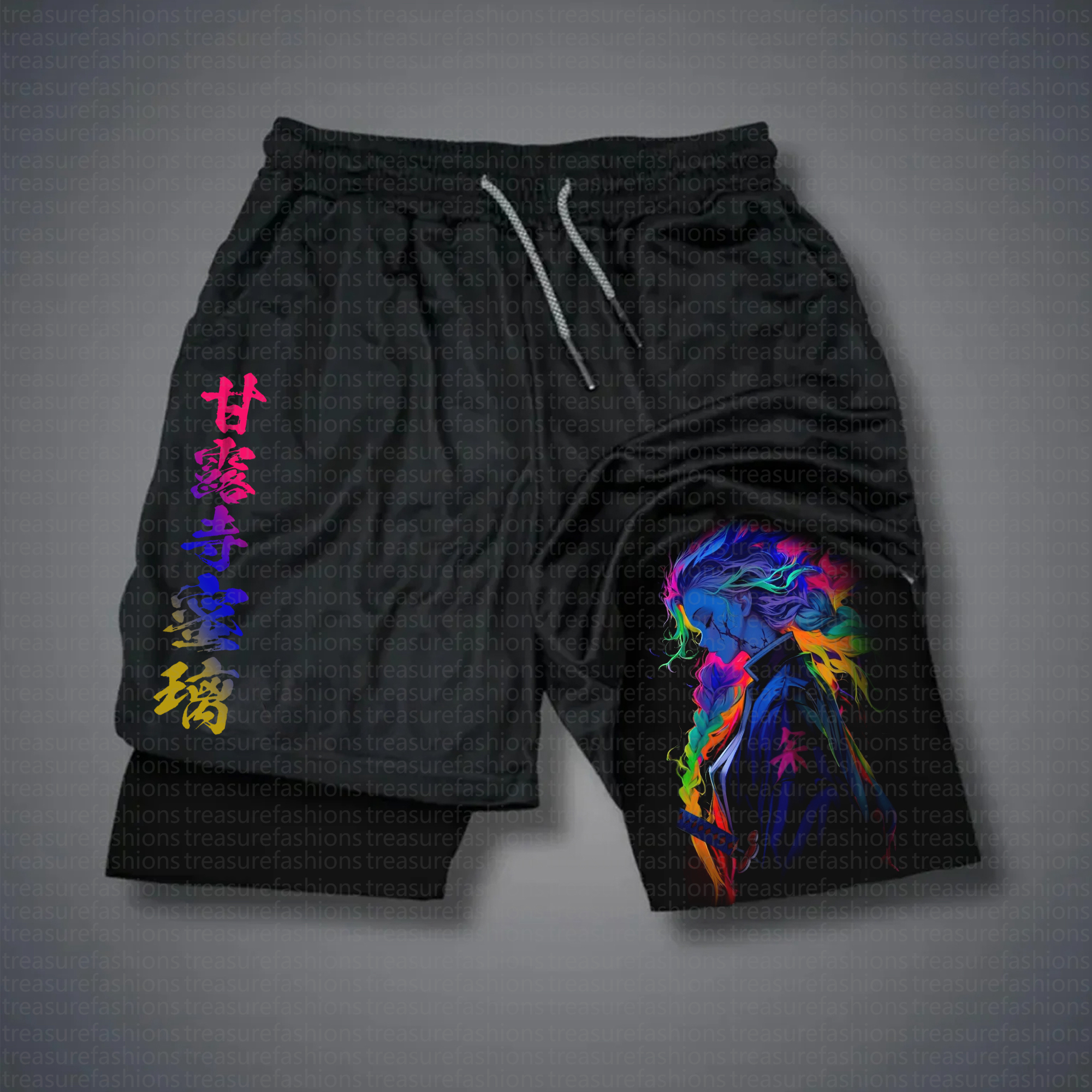 Unisex Casual Anime Streetwear Shorts 丨Demon Slayer
