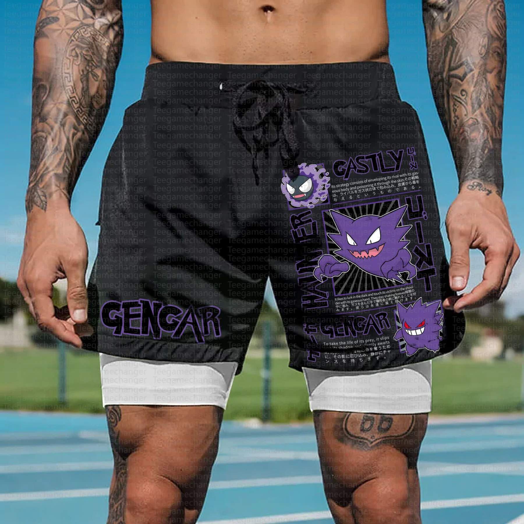 Unisex “Pokémon” Casual Anime Streetwear Shorts