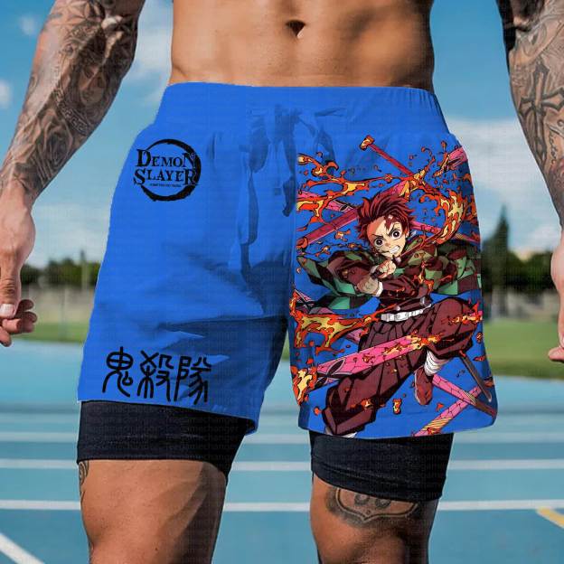 Unisex Casual Anime Streetwear Shorts 丨Demon Slayer