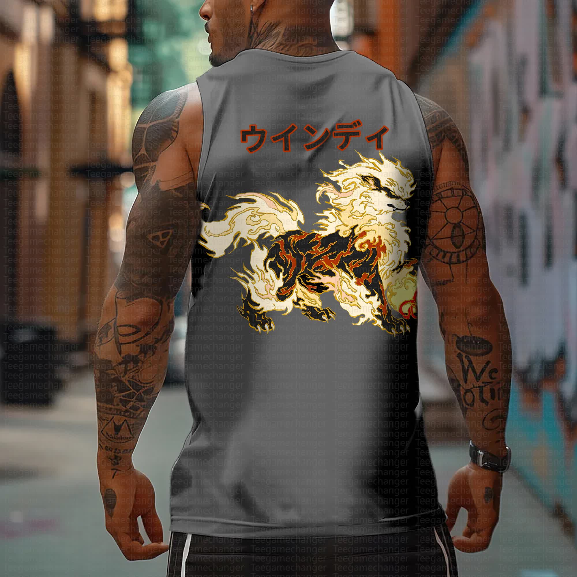 Unisex “Pokémon” Casual Anime  Tank Top