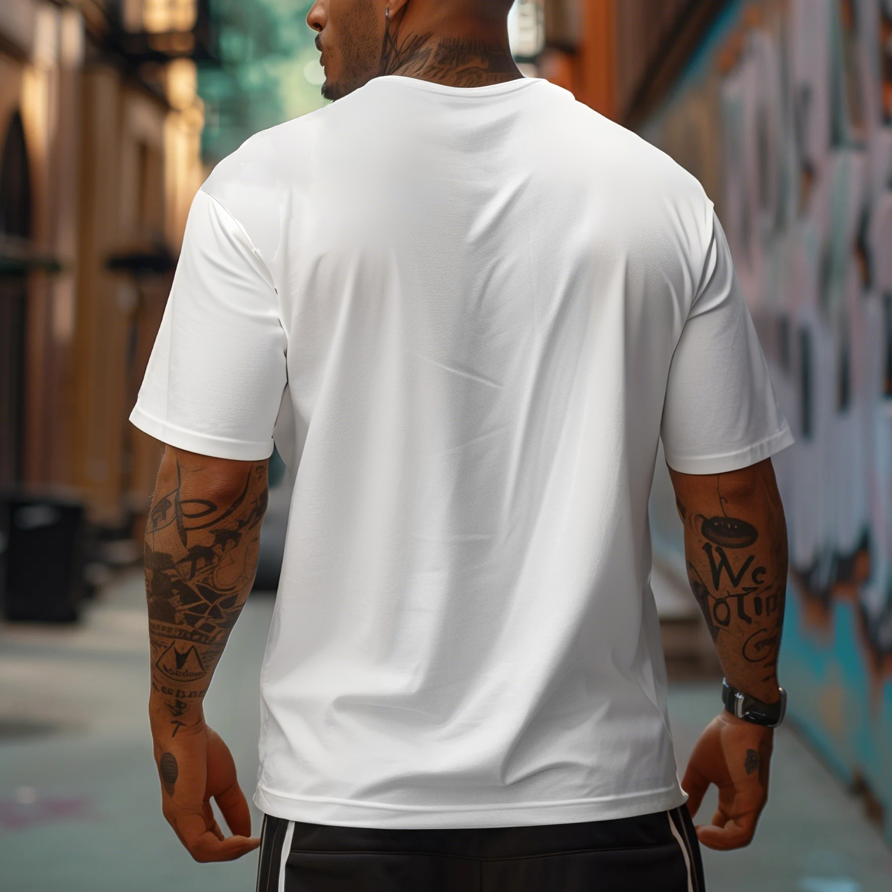 Unisex Loose Racing Branded Print T-shirt