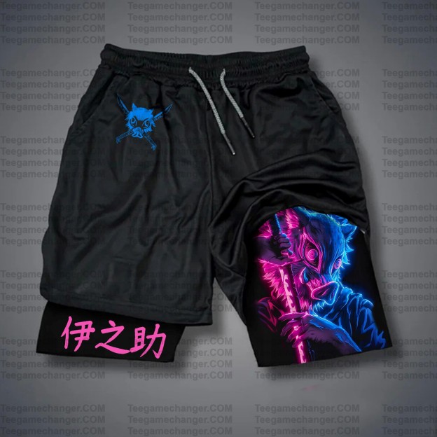 Unisex “ Demon slayer” Casual Streetwear Shorts