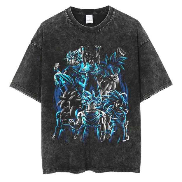 Dragon Ball “Super Saiyan” Vintage washed Tee