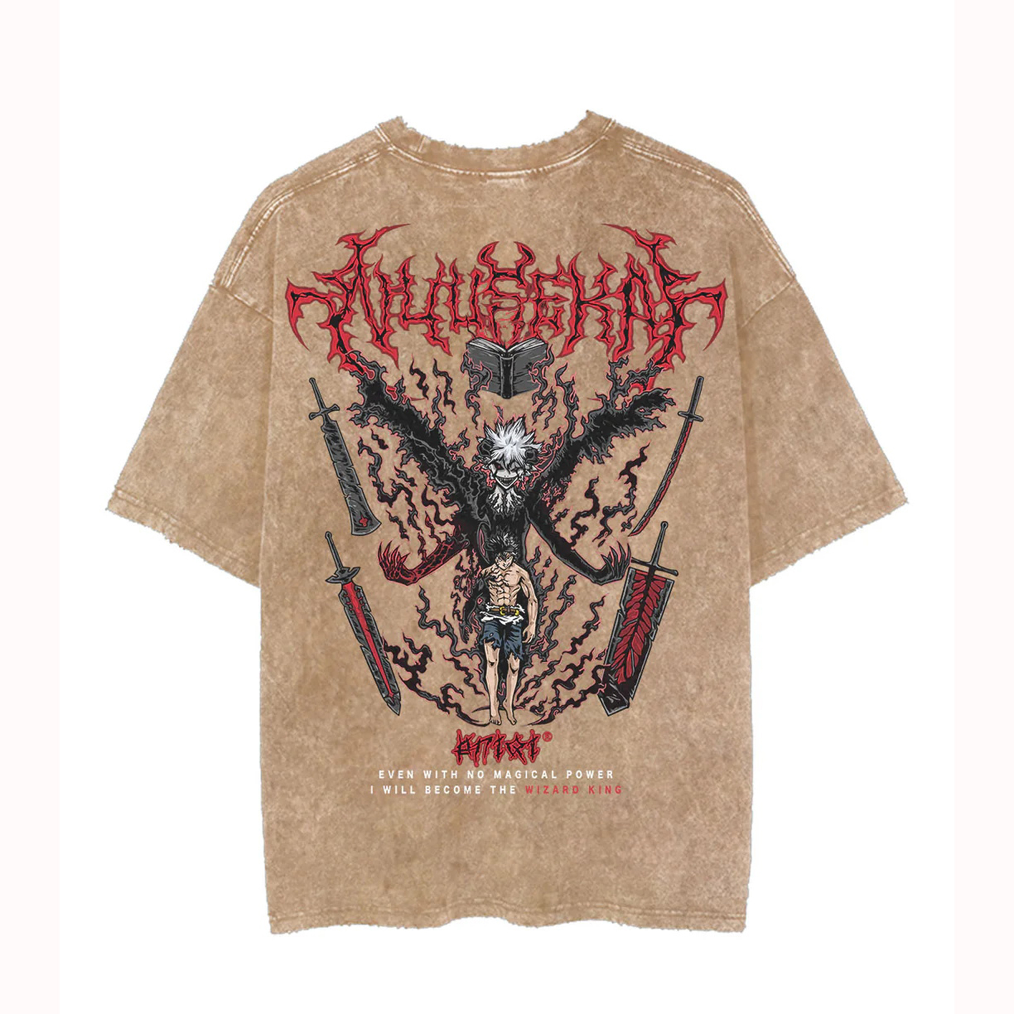 Vintage Washed Tee丨Asta Demon