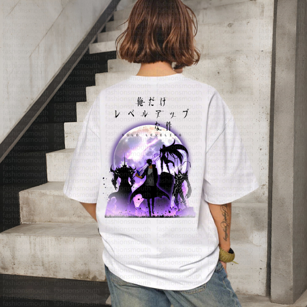 "Solo Leveling" Anime Inspired Vintage T-Shirt