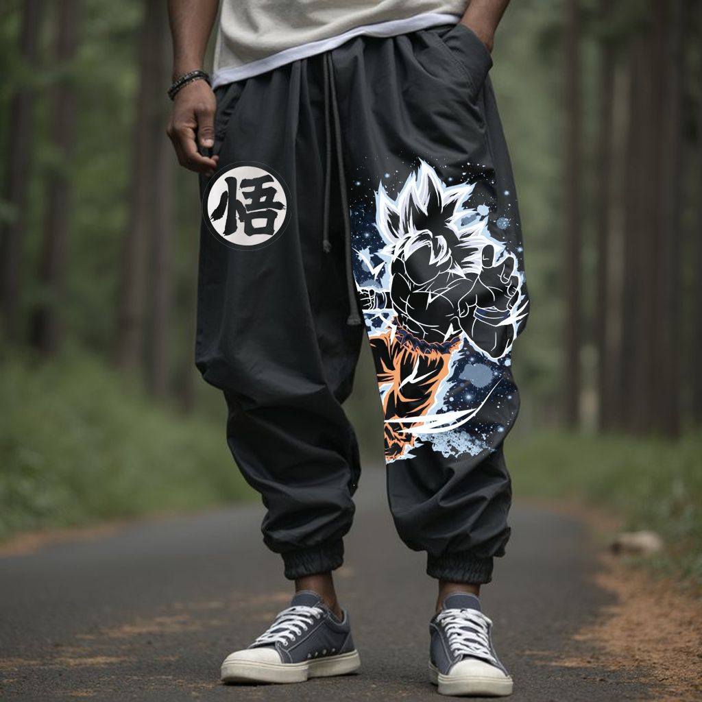Men's Casual Cartoon Pencil Pants-Teegamechanger
