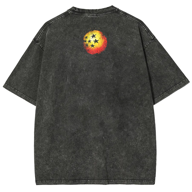 Dragon Ball  “Super Saiyan·Dragon Pearl” Vintage washed Tee