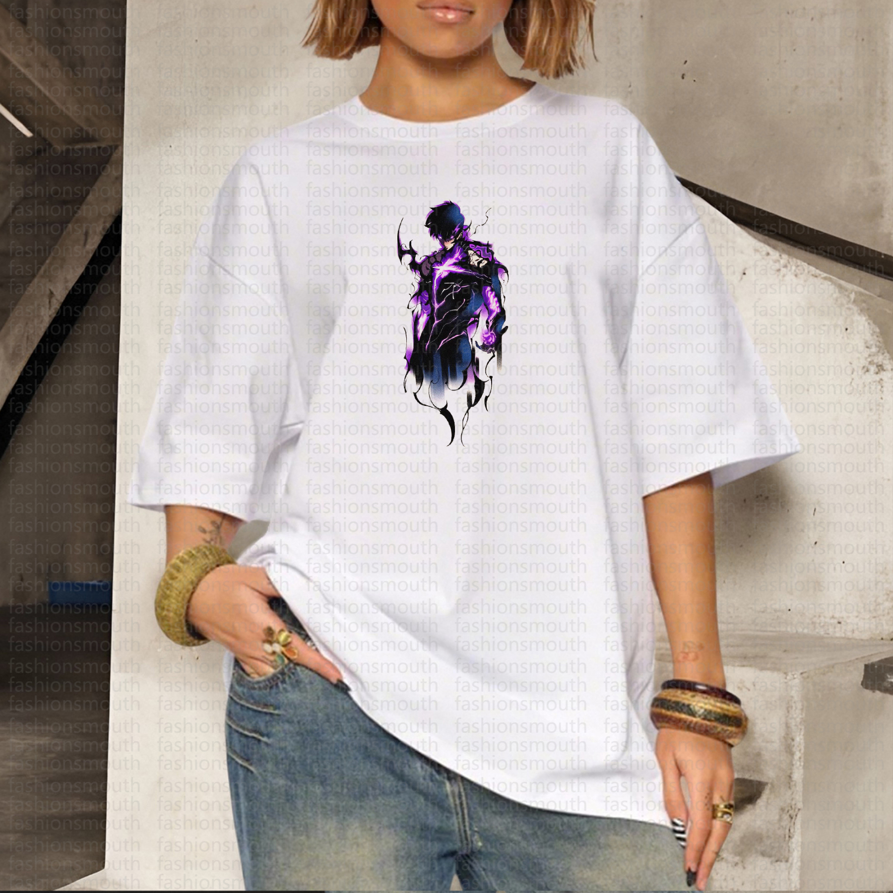 "Solo Leveling" Anime Inspired Vintage T-Shirt