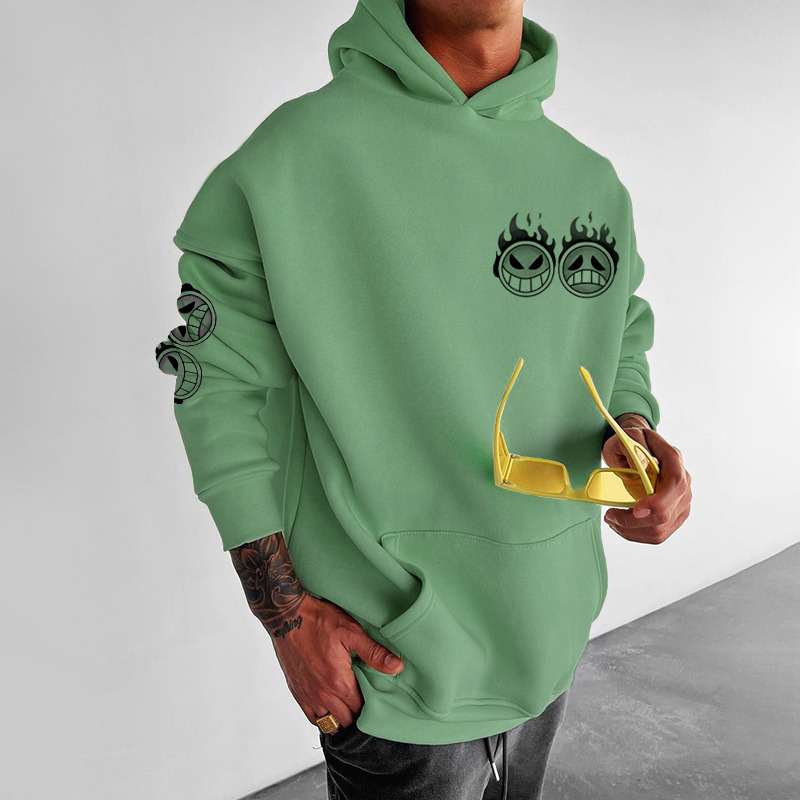 Oversize Print Hoodie-Teegamechanger