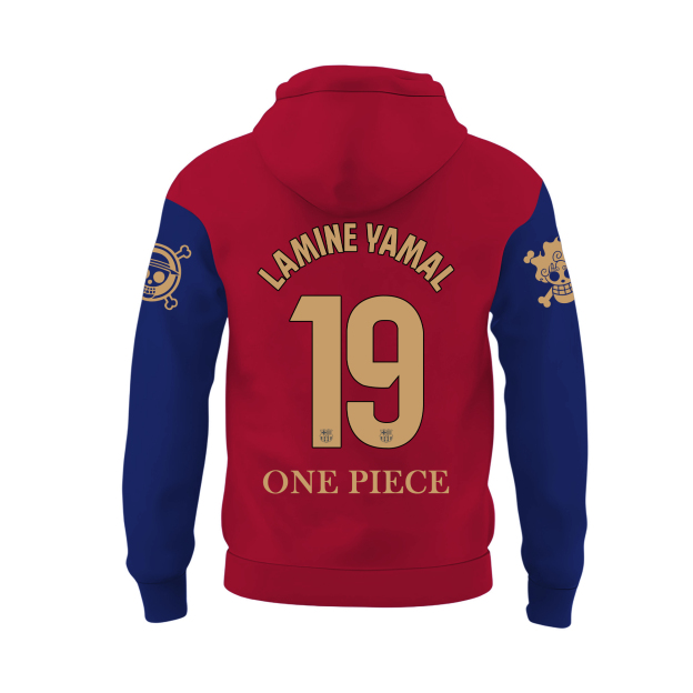 Unisex Retro Hoodie丨Barcelona x One Piece