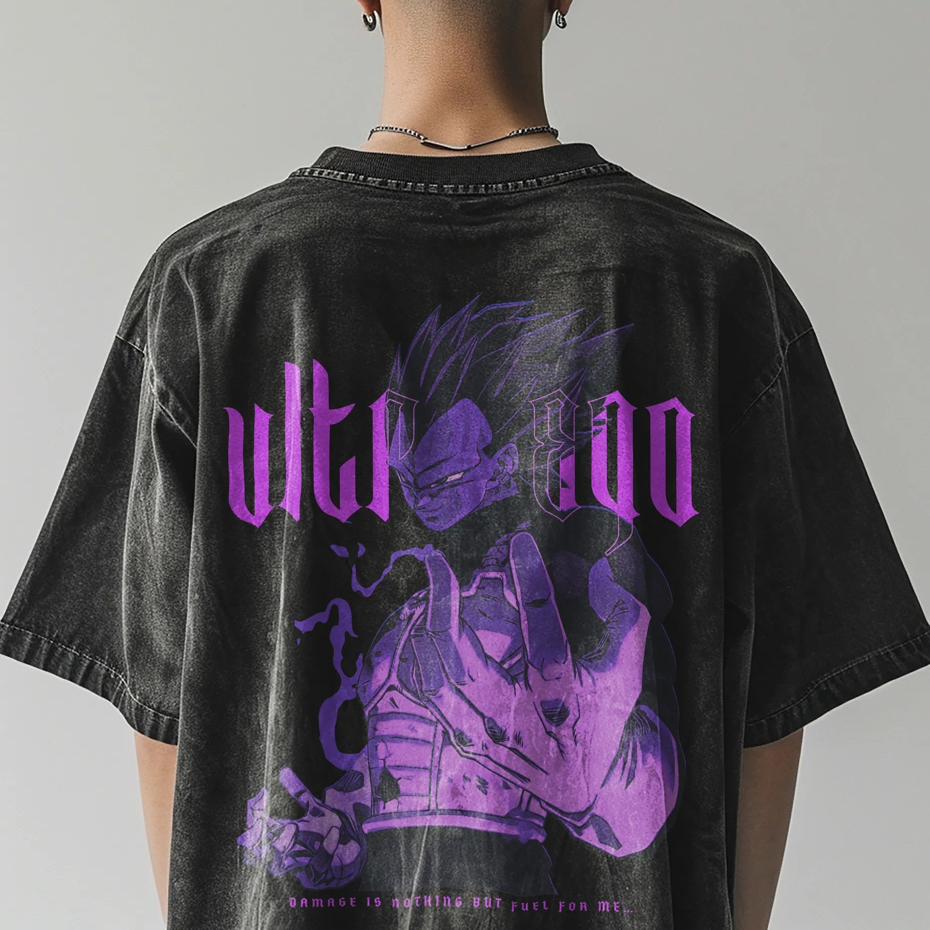 Vegeta Ultra Ego Vintage T-Shirt | Dragon Ball Super