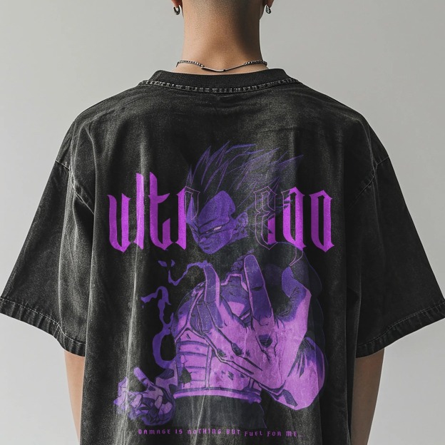 Vegeta Ultra Ego Vintage T-Shirt | Dragon Ball Super