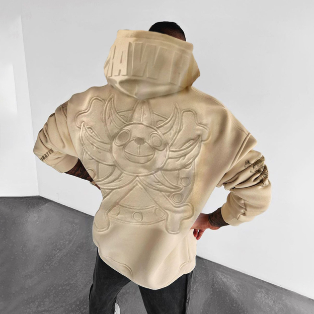 Oversized Printed Hoodie-Teegamechanger