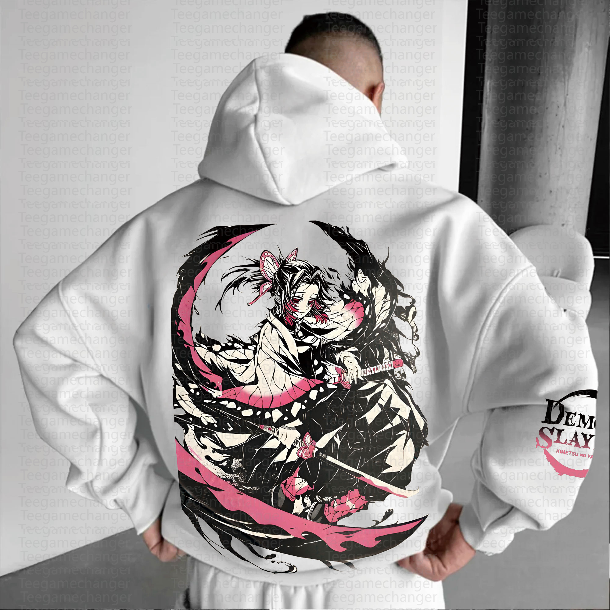 Unisex Anime Graphic Streetwear Vintage Hoodie丨Demon Slayer X Pokémon