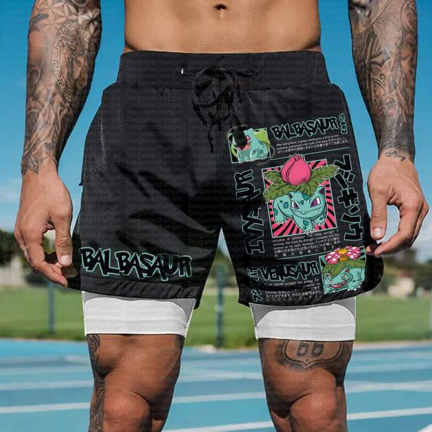 Unisex “Pokémon” Casual Anime Streetwear Shorts