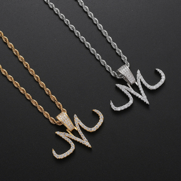 Unisex Anime-related Letter M Necklace-Teegamechanger