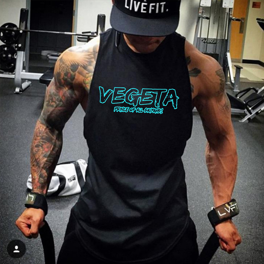 Casual Dragon Ball Anime Vegeta Fitness Tank Top