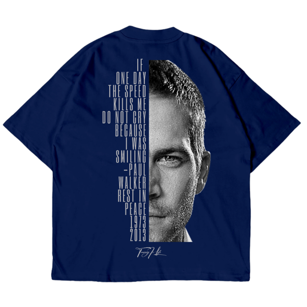 Men's Commemorative Print Loose Short Sleeve Oversized T-Shirt