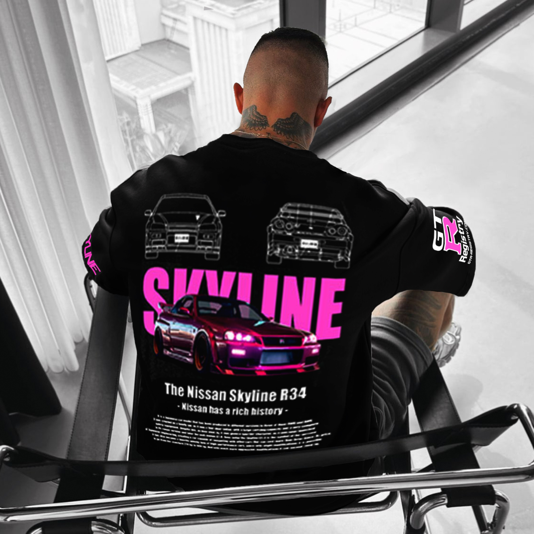 UNISEX Racing Printed T-shirt