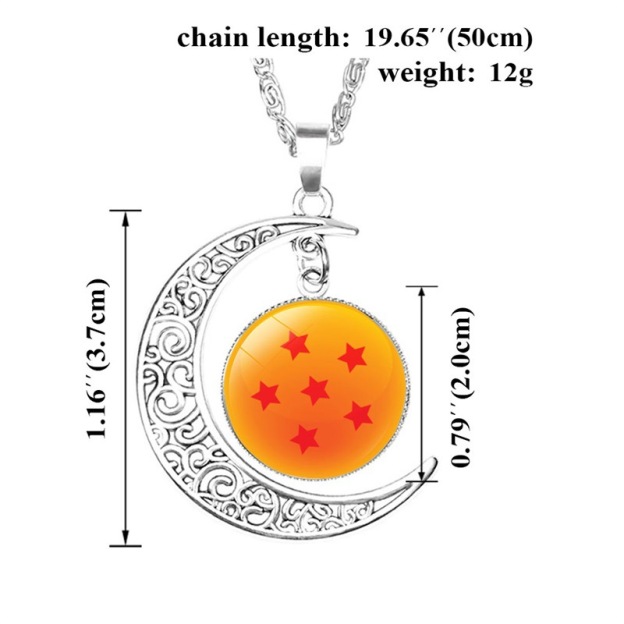 Anime Time Gem Moon Alloy Pendant Necklace-Teegamechanger