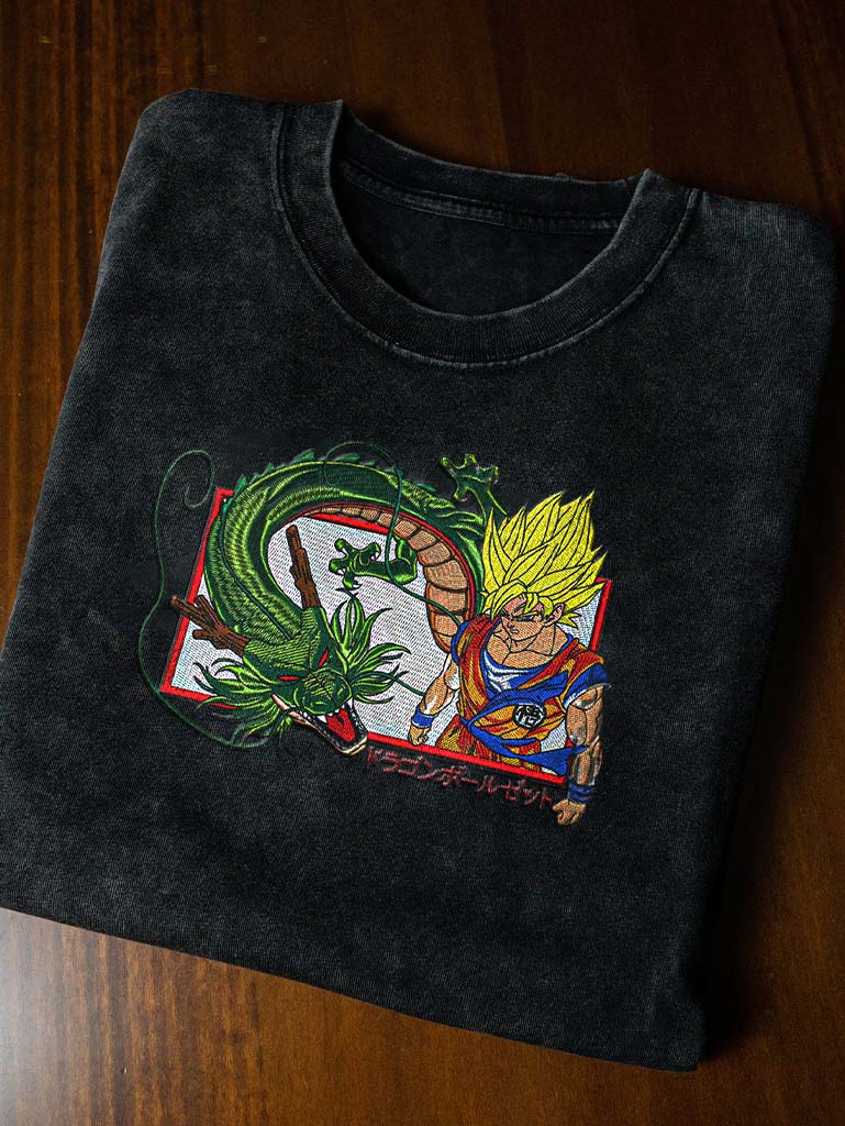 Shenron Embroidery Tee-Teegamechanger