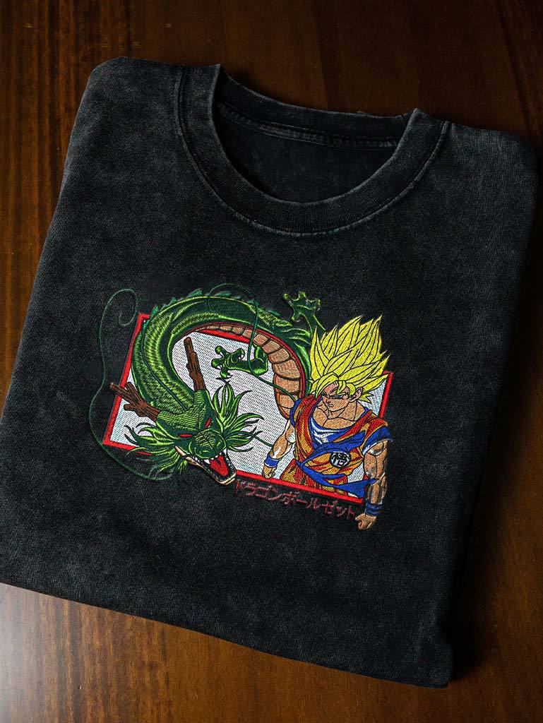 Shenron Embroidery Tee-Teegamechanger