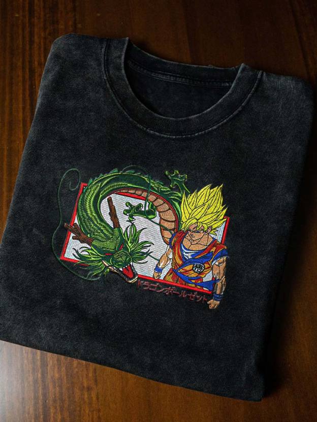 Shenron Embroidery Tee-Teegamechanger