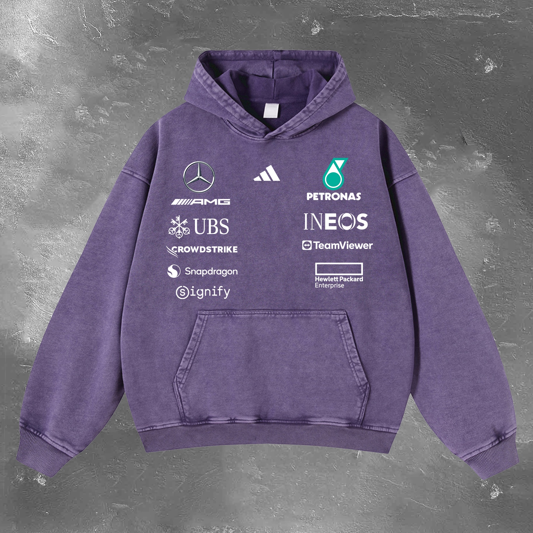 Racing Legend Vintage Washed Hoodie 06