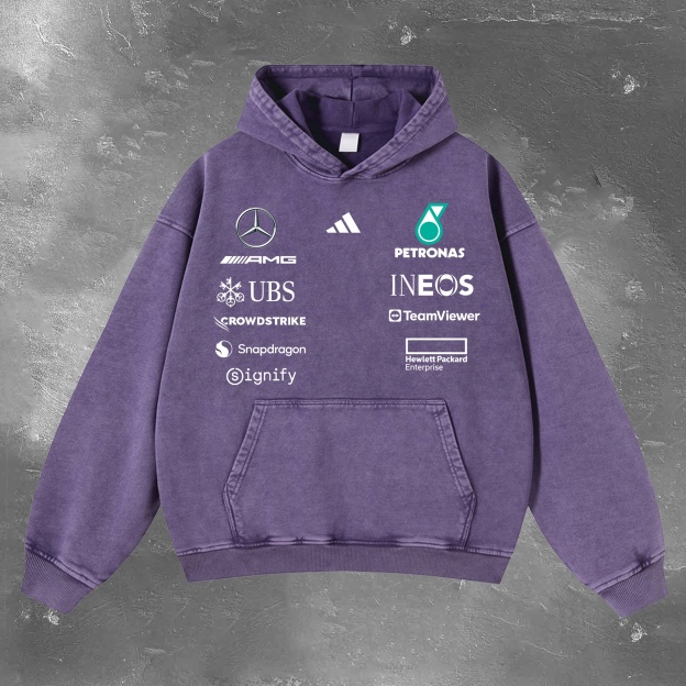 Racing Legend Vintage Washed Hoodie 06