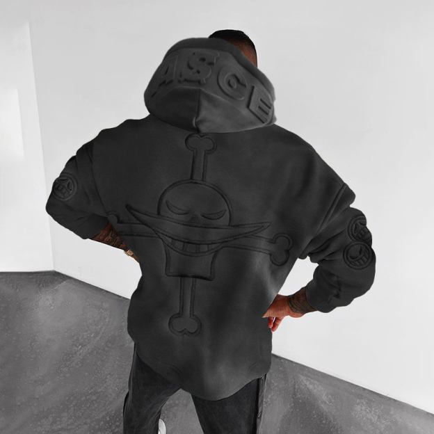 Oversize "" Print Hoodie-Teegamechanger