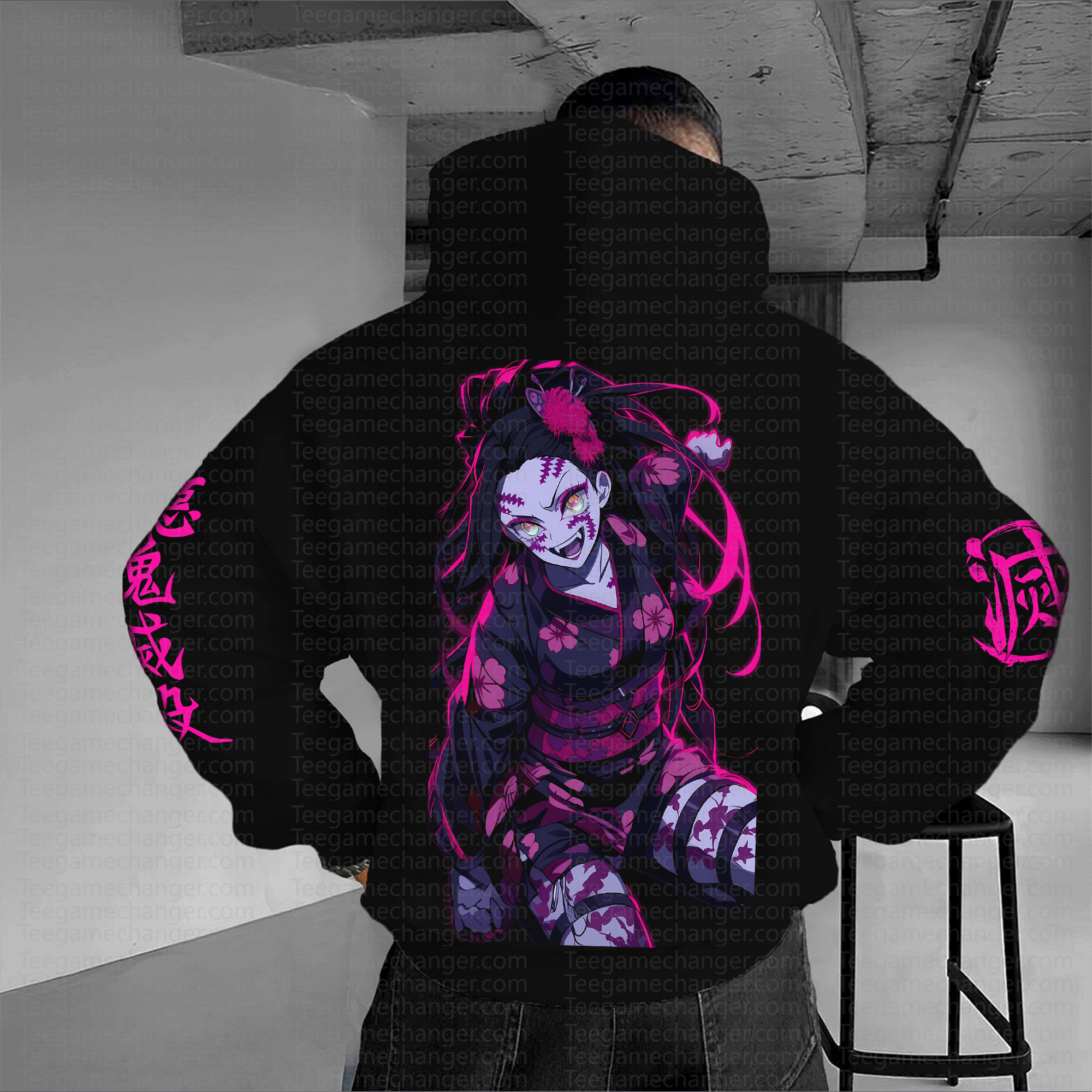 Unisex “ Demon slayer ” Graphic Streetwear Vintage Hoodie