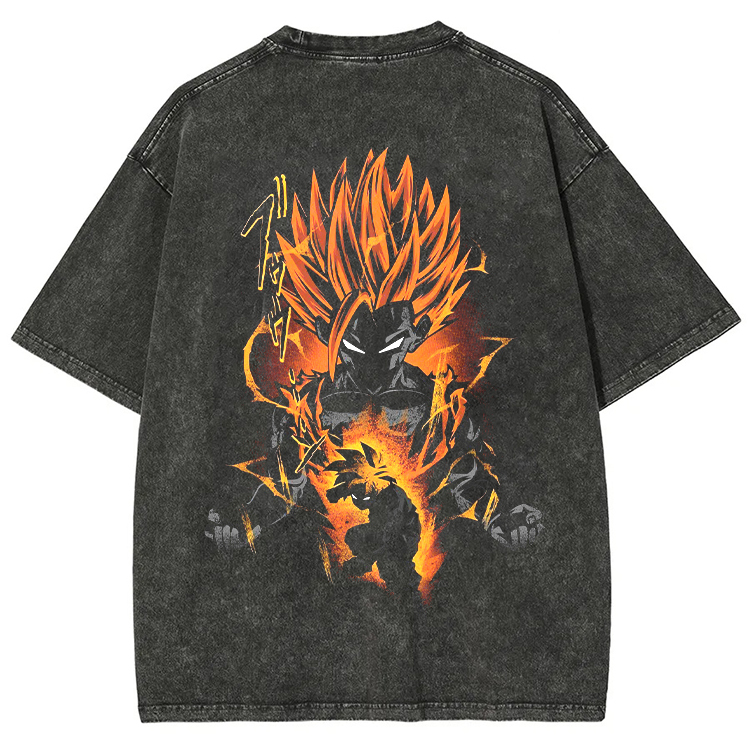 Dragon Ball “Super Saiyan” Vintage washed Tee
