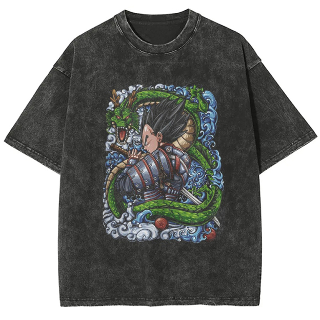 Dragon Ball  “Vegeta Samurai” Vintage washed Tee