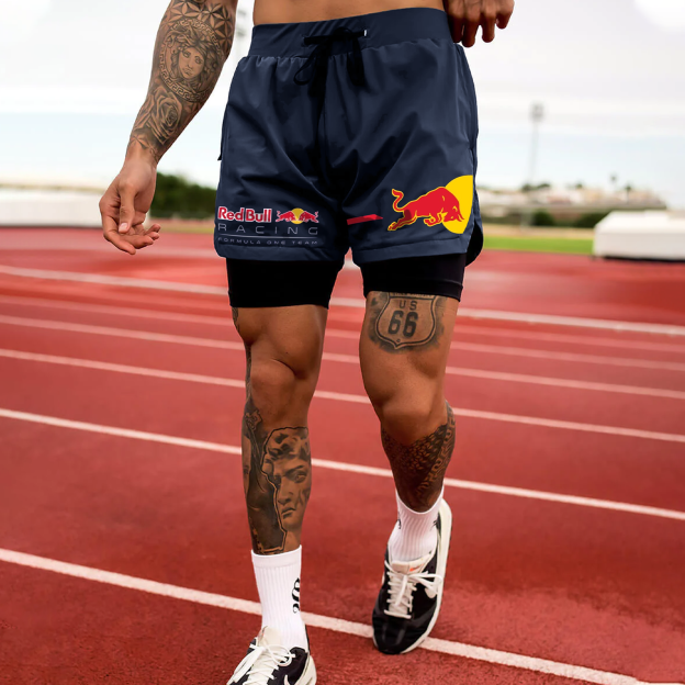 Men's Racing Double Shorts