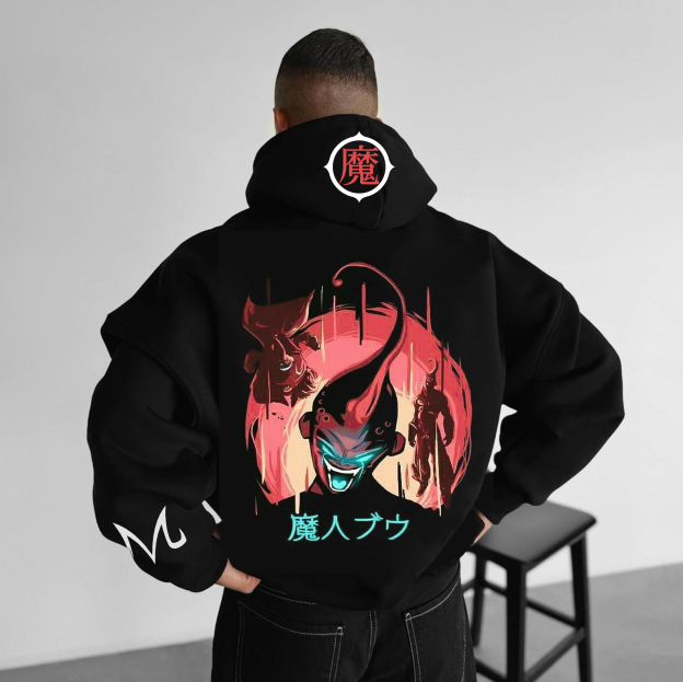 Anime "Dragon Ball" Character "Super Saiyan" Pattern Print Hoodie