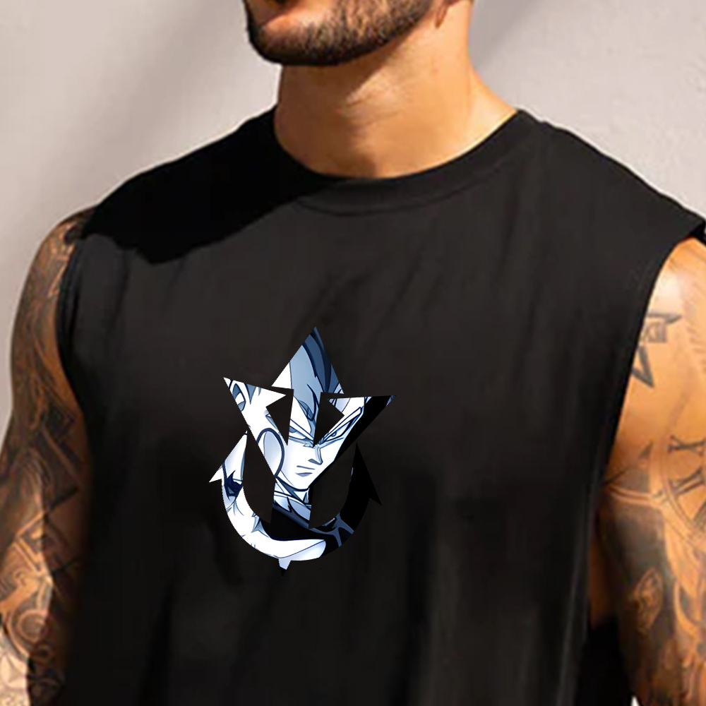 Casual Dragon Ball Anime Vegeta Fitness Tank Top