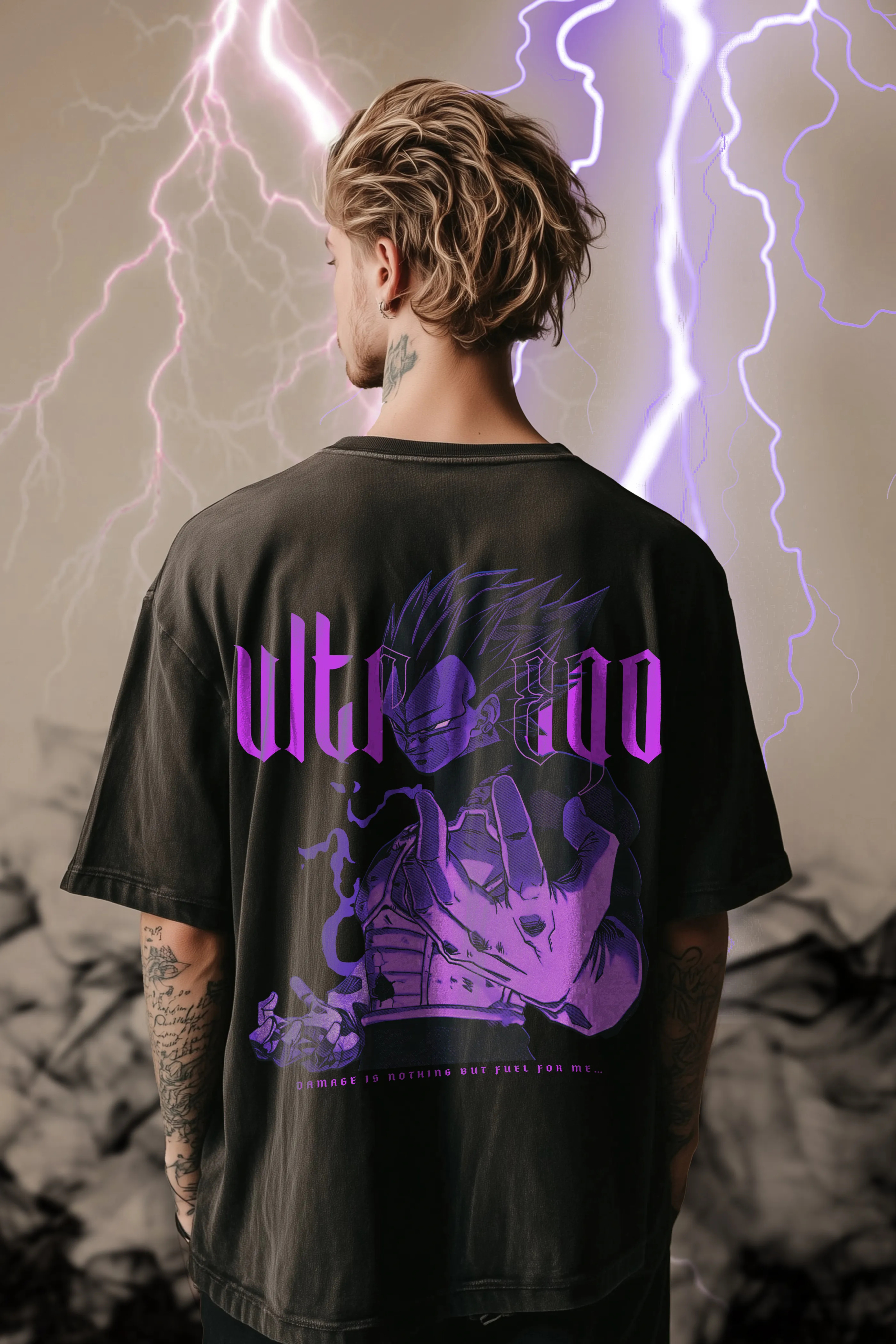 Vegeta Ultra Ego Vintage T-Shirt | Dragon Ball Super