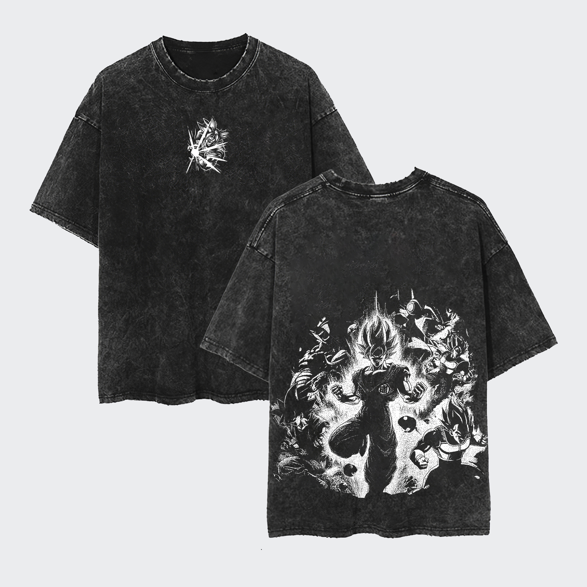 Dragon Ball Son Goku Anime Oversize Washed Tee