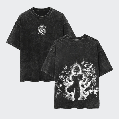 Dragon Ball Son Goku Anime Oversize Washed Tee