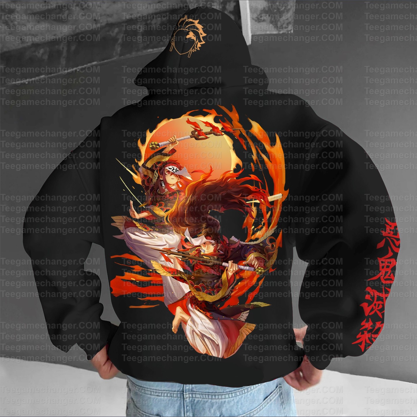 Unisex Anime Graphic Streetwear Vintage Hoodie丨Demon slayer