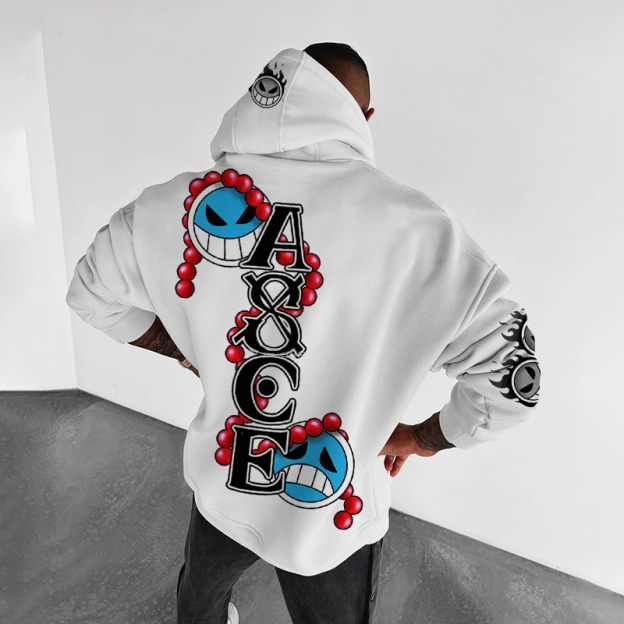 Oversize Print Hoodie-Teegamechanger