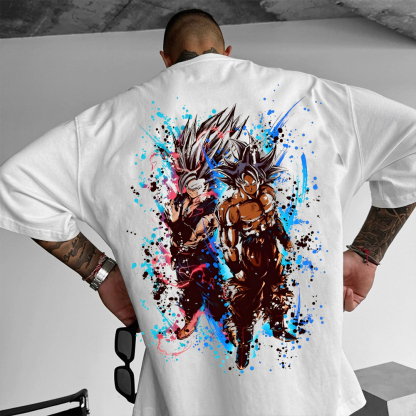 Unisex Oversized Dragon Ball Print T-Shirt