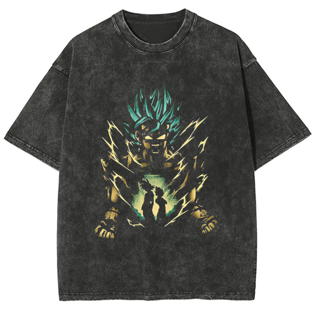 Dragon Ball  “Vegeta Und Goku” Vintage washed Tee
