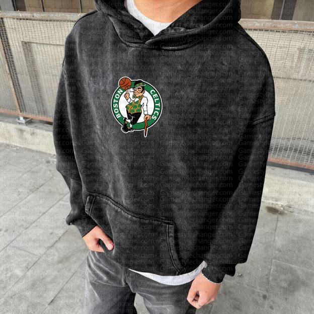 Unisex Graphic Streetwear Vintage Washed Hoodie