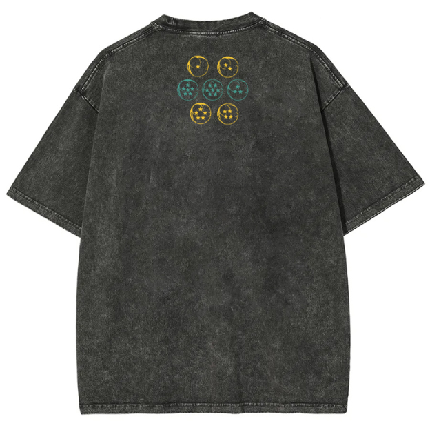 Dragon Ball  “Vegeta Und Goku” Vintage washed Tee