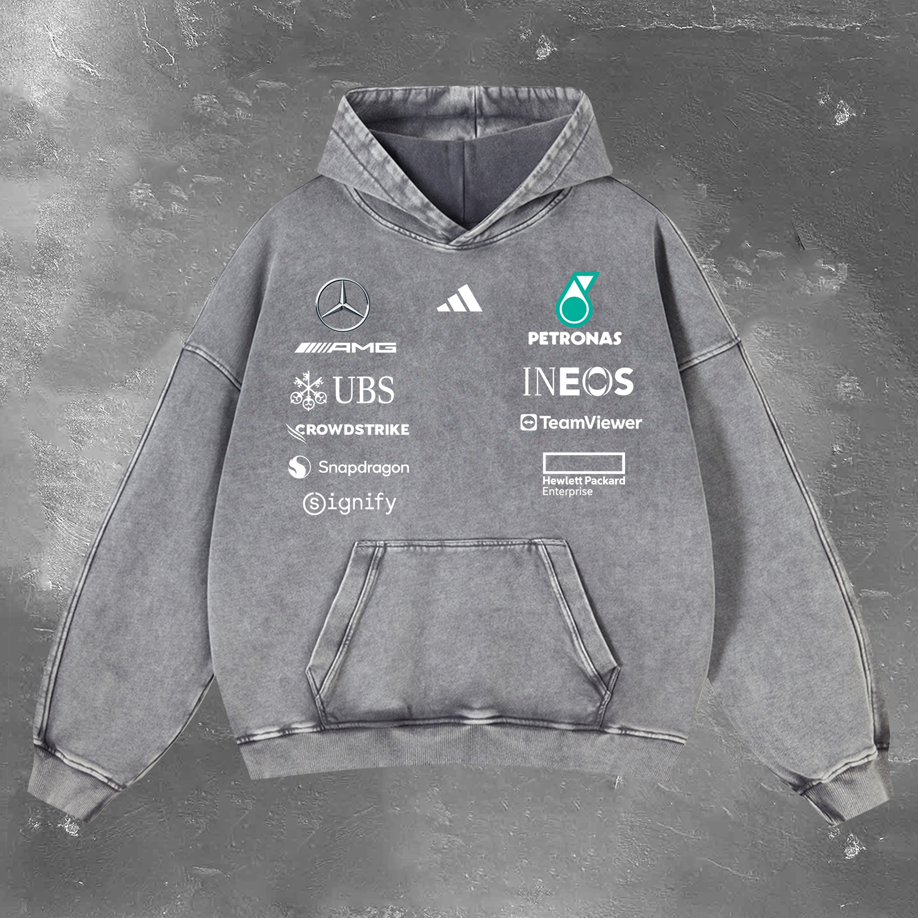 Racing Legend Vintage Washed Hoodie 06