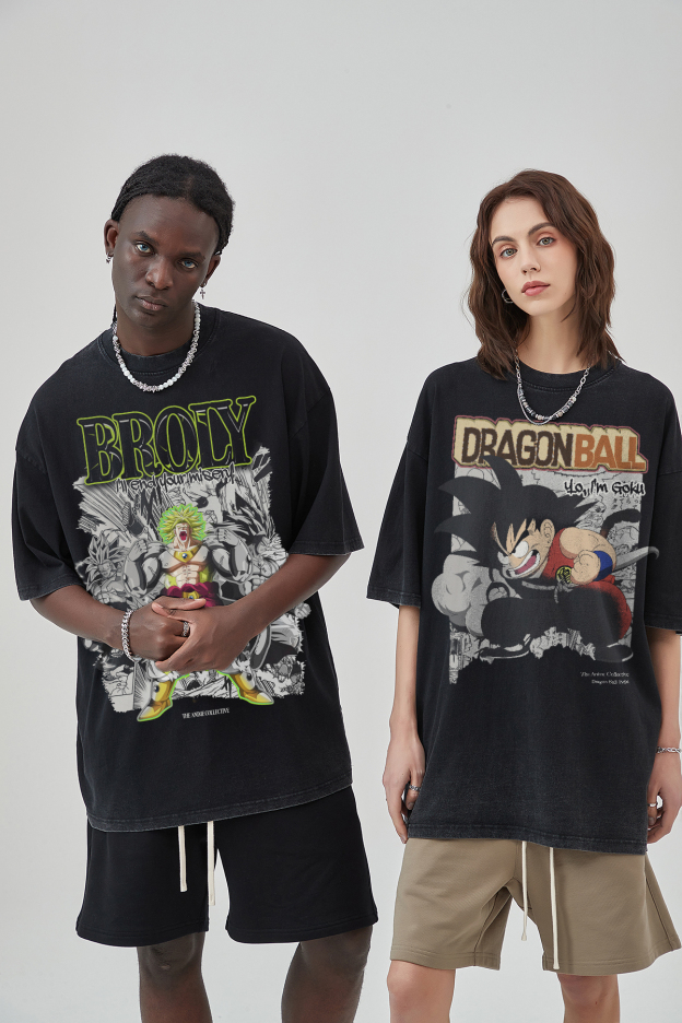 Kid Goku Vintage Oversized T-Shirt | Dragon Ball Super-Teegamechanger