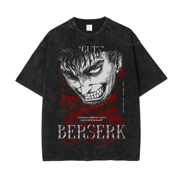 Guts Vintage Oversized T-Shirt | Berserk